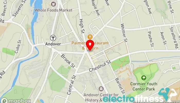 map of barre n9ne studio Pilates studio, Gym, Physical fitness program, Yoga studio in Andover