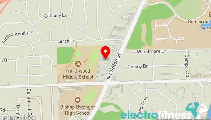map of Basche's Martial Arts Martial arts school, Fitness center, Karate school, Self defense school, Summer camp organizer, Taekwondo school in Fort Wayne