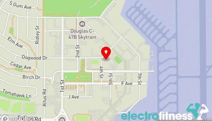 map of Base Fitness Center Gym in Altus