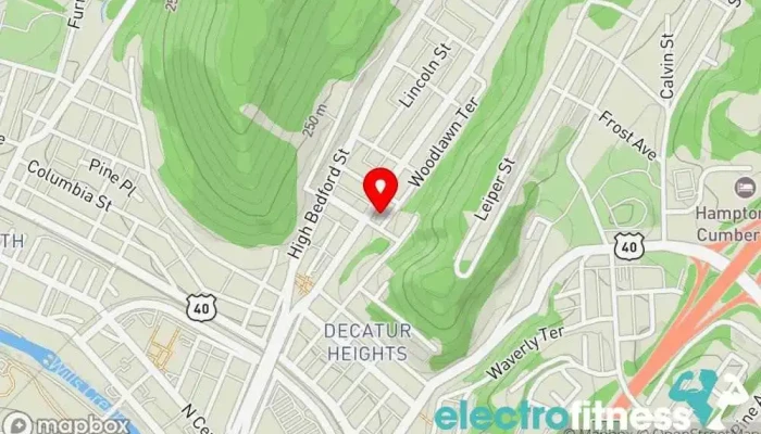 map of BC Jiu Jitsu Martial arts school in Cumberland