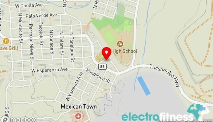 map of Bonzai Studio Yoga studio, Fitness center in Ajo