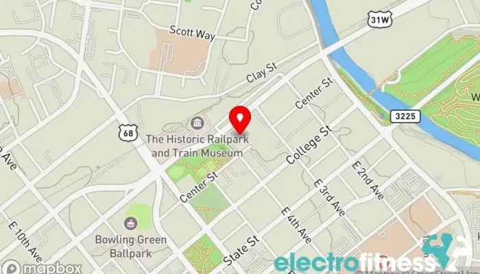 map of Bowling Green Kentucky Judo Club Martial arts club in Bowling Green