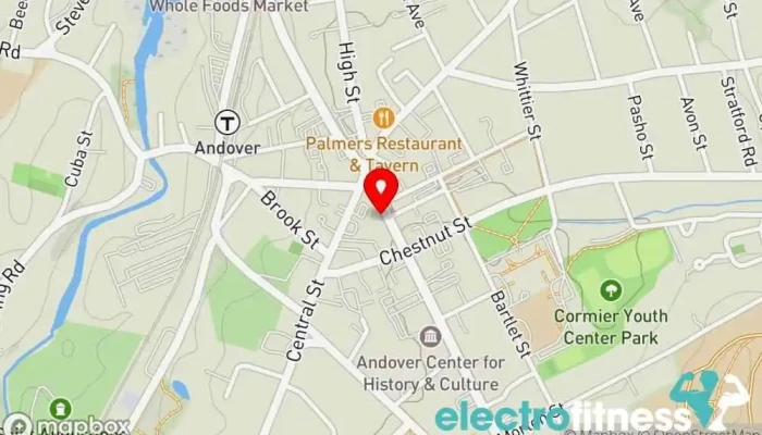 map of btone FITNESS Andover Gym, Physical fitness program in Andover