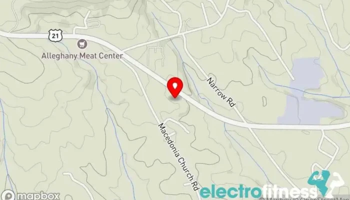map of Bullhead Barbell Co Gym in Sparta