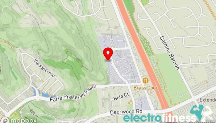 map of California Strength Physical fitness program, Gym, Personal trainer in San Ramon
