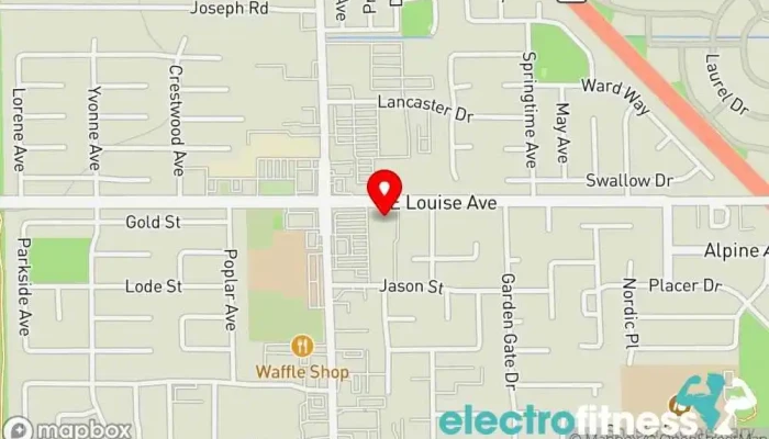 map of California Total Fitness (Calfit) Gym, Basketball court, Fitness center, Personal trainer, Physical fitness program, Swimming pool in Manteca