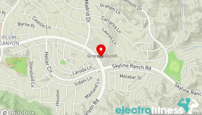 map of CARBON FIT LAB Gym in Santa Clarita