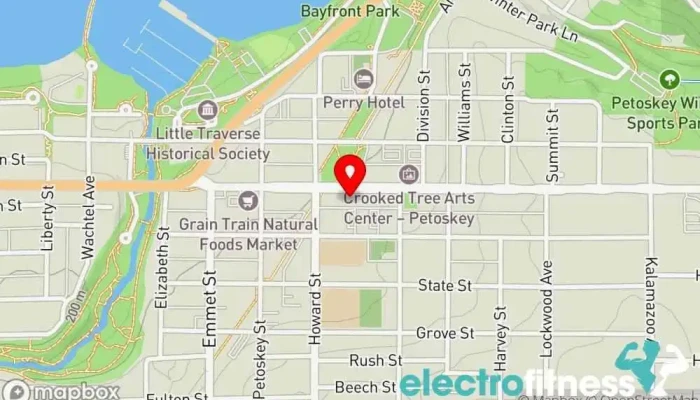 map of Center City Gym Fitness center, Gym in Petoskey