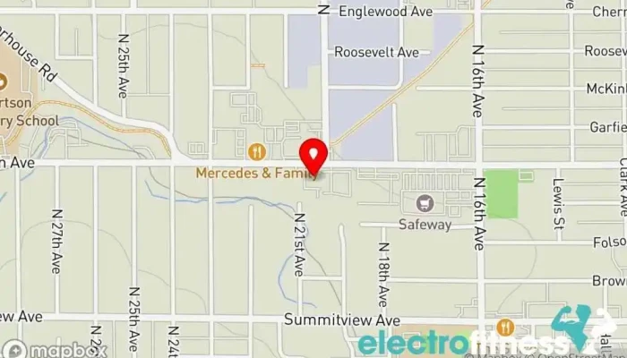 map of Center for Functional Fitness Personal trainer, Fitness center, Gym, Health consultant, Physical fitness program in Yakima
