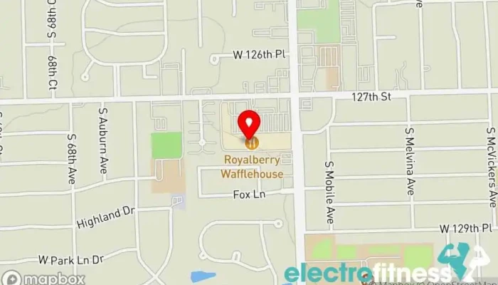 map of CFX Palos Heights Gym, Fitness center, Personal trainer, Physical fitness program in Palos Heights