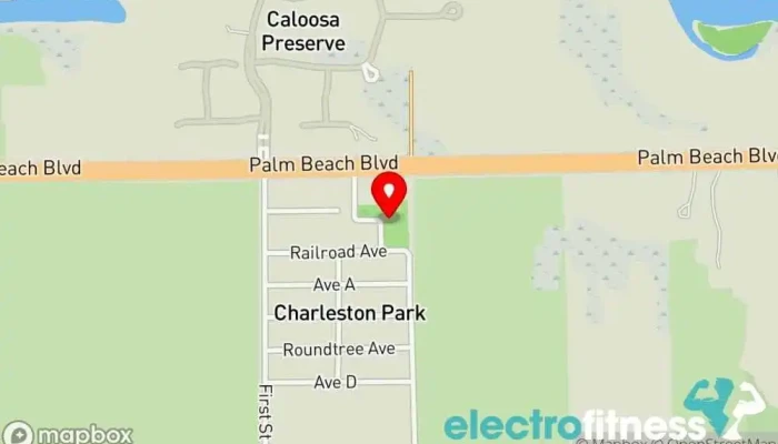 map of Charleston Park Park in Alva