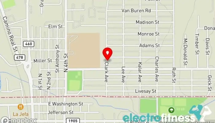 map of Club House Nutrition Gym in Anthony