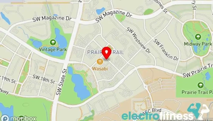 map of Club Pilates Pilates studio in Ankeny