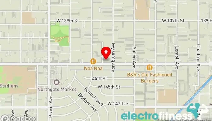 map of Code 3 Athletics Hawthorne Physical fitness program in Hawthorne