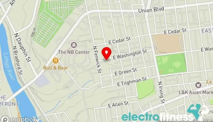 map of Competitive Edge Power & Fitness Gym, Fitness center, Personal trainer, Physical fitness program in Allentown
