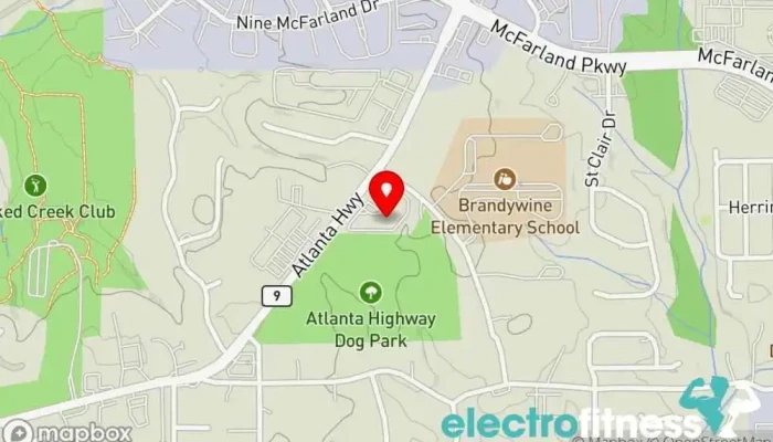 map of Core 57 Milton Gym, Nutritionist, Personal trainer, Pilates studio, Yoga studio in Alpharetta