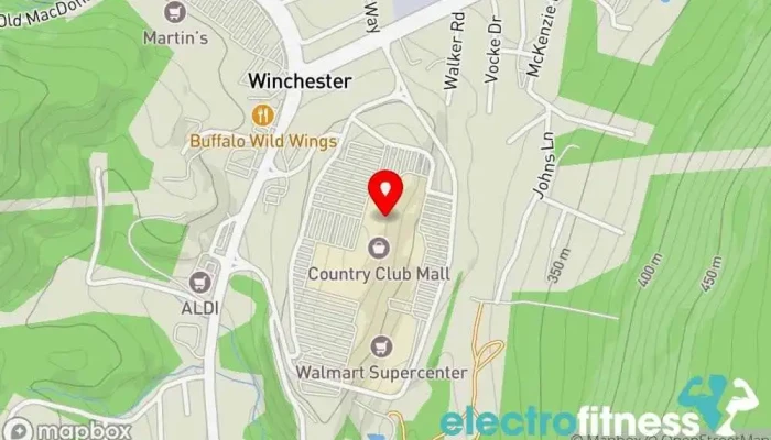 map of Country Club Mall Shopping mall, Entertainment in La Vale