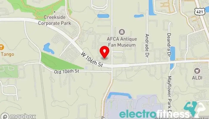 map of CrossFit AFCO Gym in Zionsville