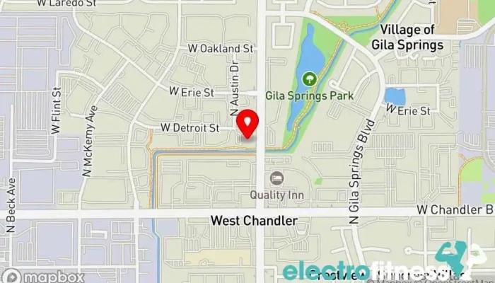 map of CrossFit Crew Physical fitness program, Gym in Chandler