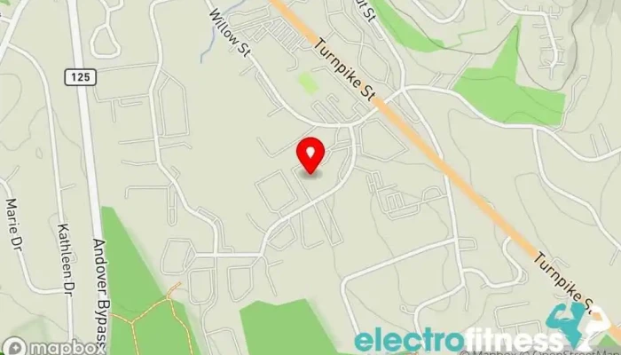 map of CrossFit North Andover Physical fitness program in North Andover