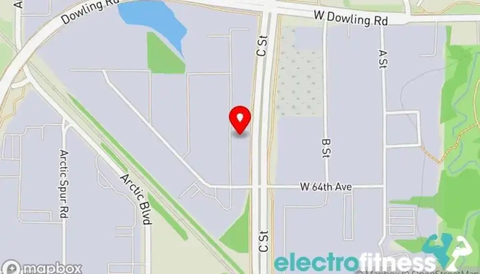 map of CrossFit Northern Exposure Gym in Anchorage