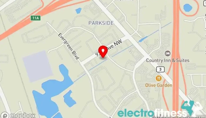 map of CrossFit Osiris Physical fitness program, Gym in Coon Rapids