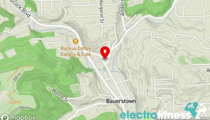 map of CrossFit Pine Creek Gym in Pittsburgh