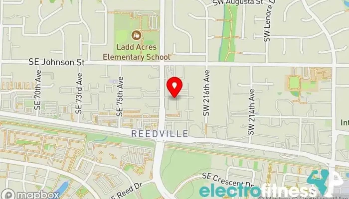 map of CrossFit Reedville Gym, Fitness center, Personal trainer, Physical fitness program, Weight loss service in Hillsboro