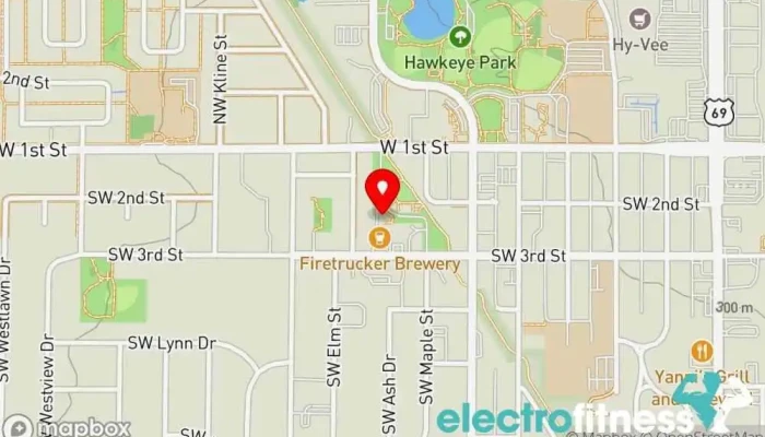 map of CrossFit Smokeshow Fitness center in Ankeny