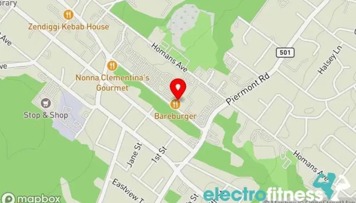 map of CYCLEBAR Indoor cycling, Gym in Closter