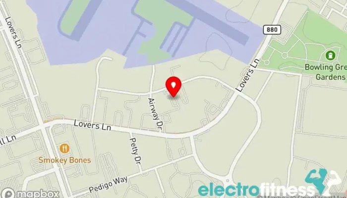 map of D1 Training Bowling Green Gym, Personal trainer in Bowling Green