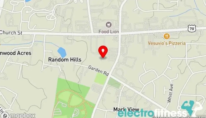 map of Davis Fitness Personal trainer, Gym, Physical fitness program in Burlington
