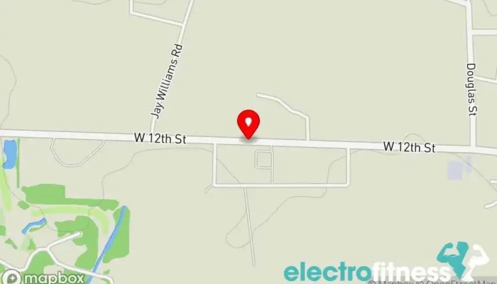 map of Davis Tumbling Center Gymnastics center in Alma