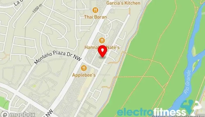 map of Defined Fitness Bosque Club Gym, Fitness center in Albuquerque