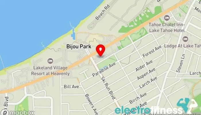 map of Desolation Athletic Fitness Personal trainer, Fitness center in South Lake Tahoe