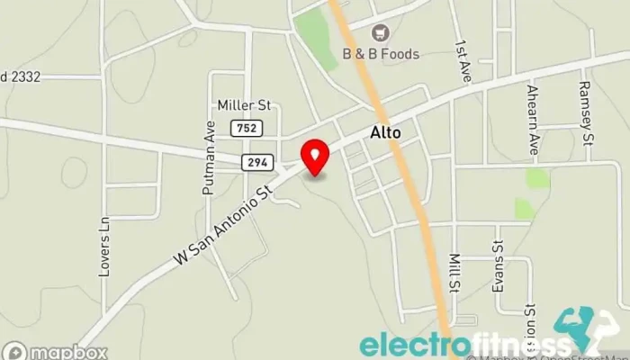 map of Dollar General Dollar store, Store in Alto