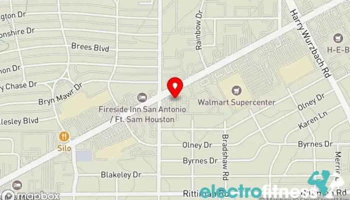 map of Dynamic Fitness Personal Personal trainer in San Antonio