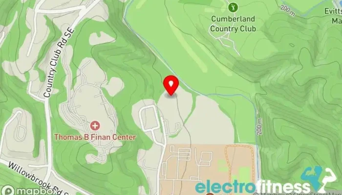 map of ElevationFitness Physical fitness program in Cumberland