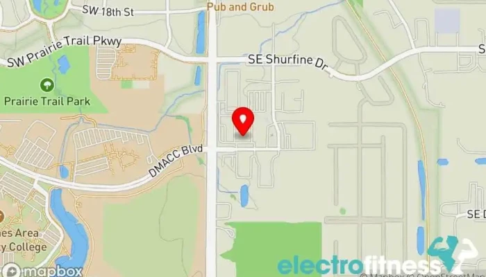 map of Elite Edge Transformation Center Gym, Fitness center, Physical fitness program in Ankeny