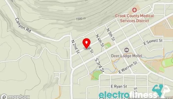 map of Elite Fitness Fitness center, Gym in Sundance