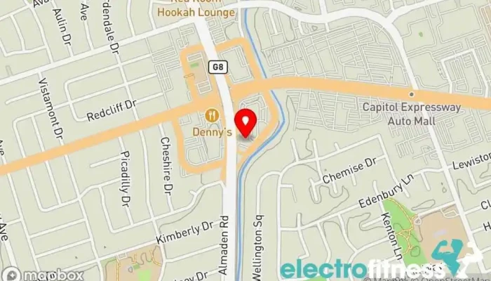 map of Elite Spartans Gym Personal trainer, Boot camp, Gym, Physical fitness program, Weight loss service in San Jose