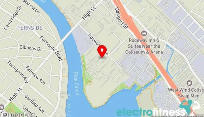 map of Endgame Athletics Gym in Oakland