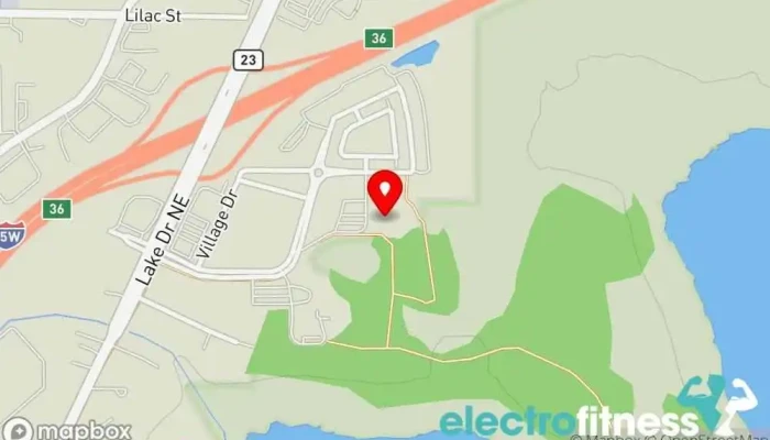 map of Endurance Fitness of MN Gym, Fitness center in Lino Lakes