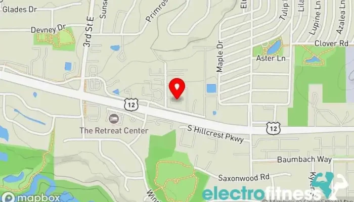 map of ETS Performance Eau Claire Physical fitness program in Altoona