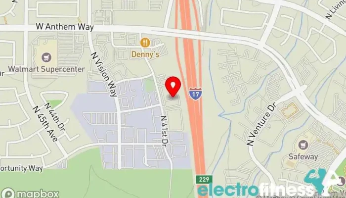 map of Evolve Collective Pilates studio, Fitness center, Gym, Physical fitness program in Anthem