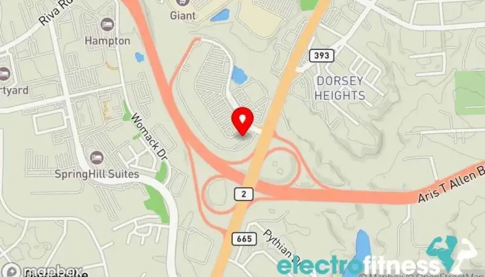 map of F45 Training Annapolis Harbour Gym, Fitness center, Training centre in Annapolis