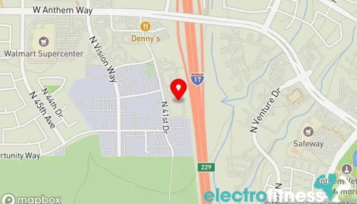map of F45 Training Anthem AZ Gym, Fitness center, Training centre in Anthem