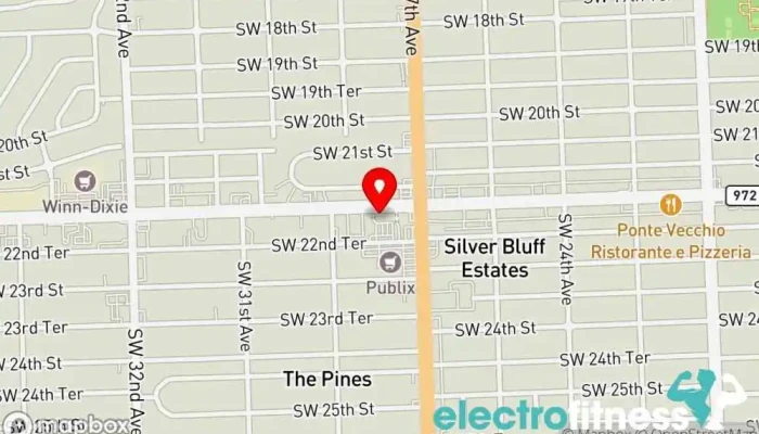 map of F45 Training Coral Way Gym, Fitness center, Training centre in Miami