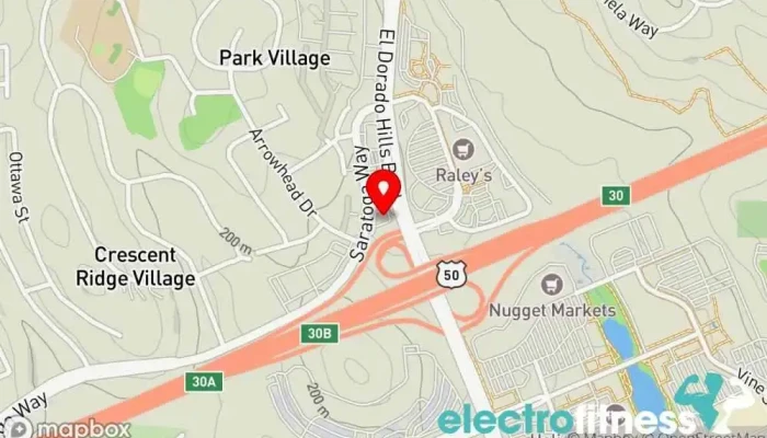 map of FIIT Nation El Dorado Hills Gym in El Dorado Hills