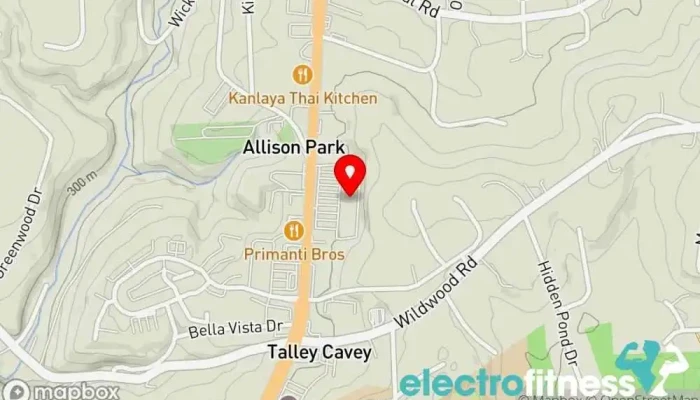 map of Fit 4 Boxing Club Boxing gym in Allison Park